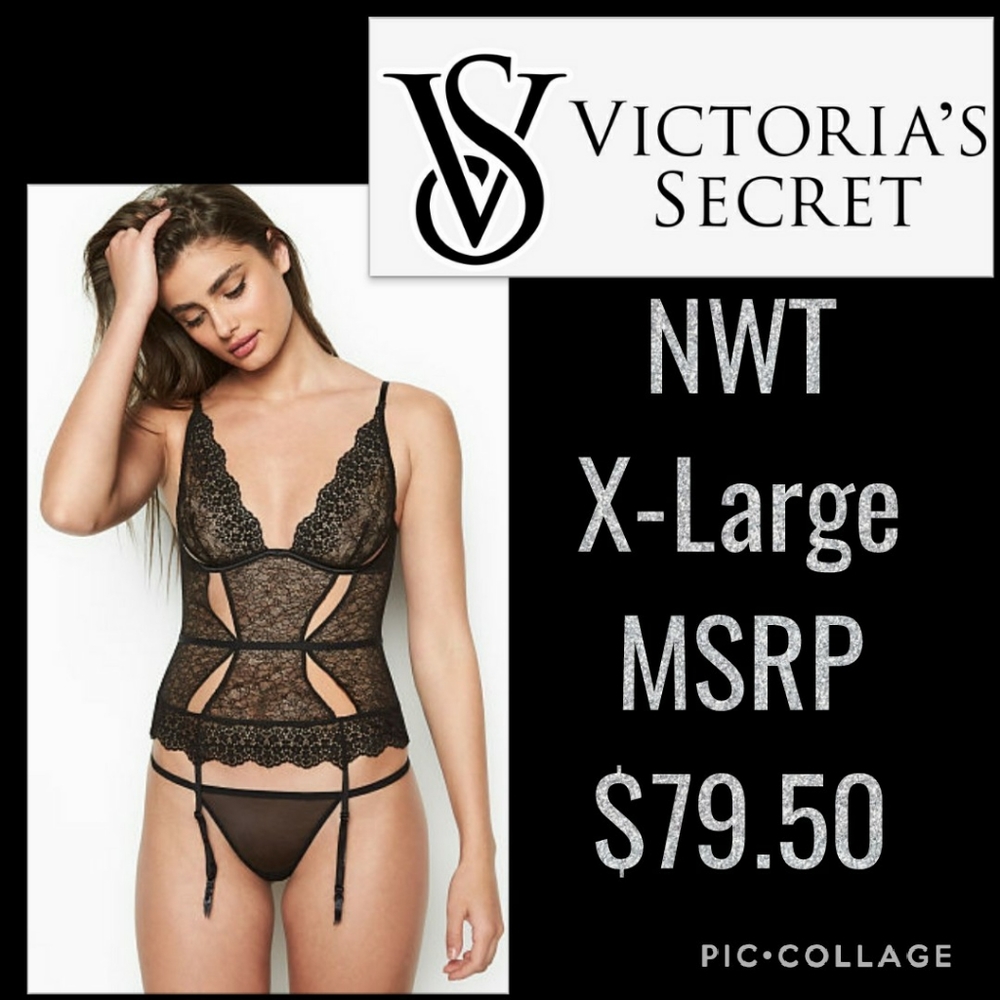 NWT Victoria's Secret Lingerie Corset XL